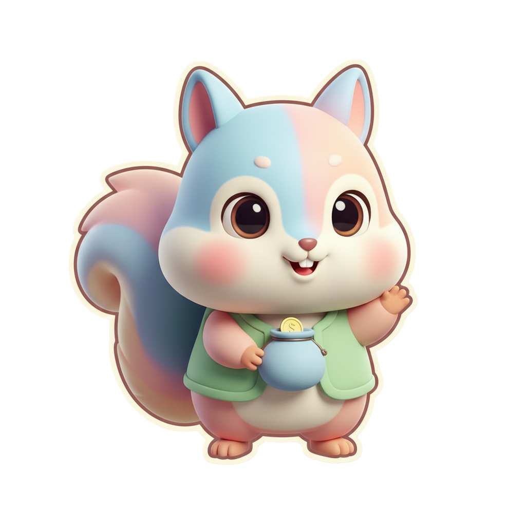 Pochi la mascotte écureuil